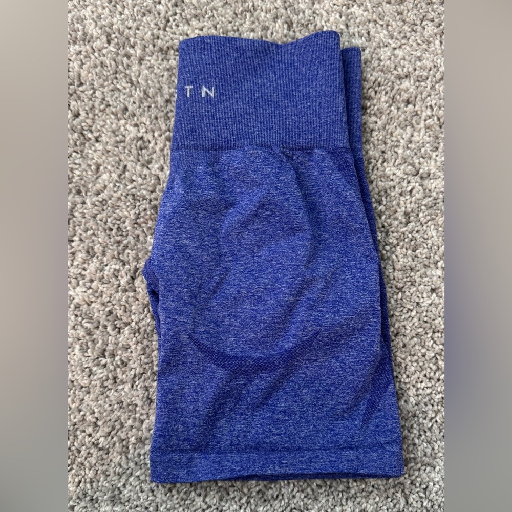 NVGTN Electric Blue Contour Seamless Shorts